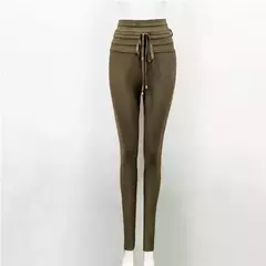 Imagem do Novo verão bandagem calças 2020 9 cores sexy feminina cintura alta lápis calças estiramento moda feminina rua wear