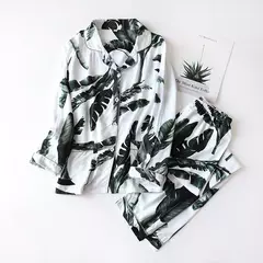 Pijama de manga comprida para senhoras, pijamas, pijamas femininos, 100% viscose, plus size, 3XL, novo para primavera e verão - Wolf Magazine