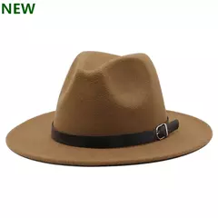 2017 o envio gratuito de 2017 novos homens Da Moda chapéu de feltro das mulheres moda jazz chapéu do verão primavera negra de lã mistura cap casual ao ar livre chapéu - Wolf Magazine