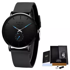 Lige-Relógio de quartzo ultrafino impermeável masculino, relógio simples, relógios esportivos, marca de topo, moda de luxo, novo, 2023 - loja online
