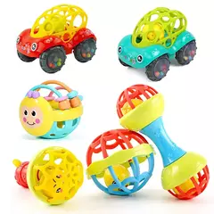 Baby Chocalhos Brinquedos Newborn Sensory Teether Baby Development Games Brinquedos Infantis Educacionais Para Bebês Brinquedos Do Bebê 0 6 12 Meses na internet