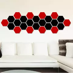 Imagem do Hexagon 3D Espelho Adesivo de Parede, Sala Adesivos, Decoração do Quarto, Banheiro, Decoração de Casa, Vários tamanhos, DIY TV Fundo