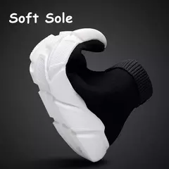 Moda masculina sapatos casuais leves sapatos masculinos tênis de plataforma de renda tênis unissex meias sapatos zapatillas hombre - comprar online