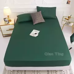 1piece 100% Polyeste Egyption Qualidade Cama Cabido Folha Só (sem fronhas) Banda Elástica Em torno da capa do Colchão Fácil Cuidado - comprar online