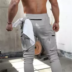 2023 novas calças masculinas moletom homem ginásios treino de fitness calças esportivas masculino correndo magro calças de pista treinamento basculador - comprar online