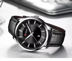CURREN-Relógios masculinos de quartzo com pulseira de couro, marca de luxo superior, relógio de negócios, novo - comprar online