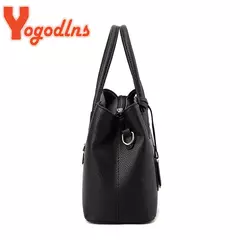 Imagem do Yogodlns-Bolsa De Couro De Luxo Para Mulheres, Famosa Marca De Designer, Senhoras Bolsas De Mão, Bolsa, Bolsa De Ombro, Moda, Nova