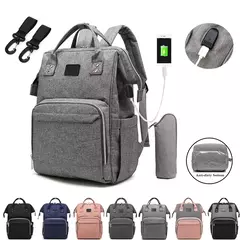 Bolsa de fraldas com grande capacidade para mamãe, mochila para bebê multifuncional, a prova d'água, para viagens, para cuidado da criança - loja online