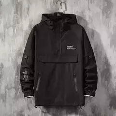 Blusão Hip Hop Harajuku para homens, streetwear, jaquetas e casacos, sobretudo, roupas de homem, 2023