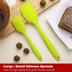Conjunto de espátula de silicone antiaderente, Resistente ao calor, Espátula Creme, Raspador, Escova De Colher, Núcleo De Aço Inoxidável, Utensílios De Cozinha, 6Pcs - loja online