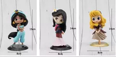 Imagem do Quente 20 + estilo princesa q posket princesa neve elsa & anna palhaço pvc anime bonecas figuras modelo colecionável brinquedos do miúdo presente