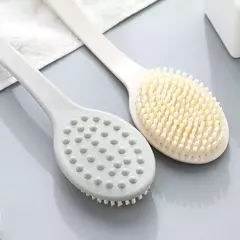 Imagem do Escova De Banho De Punho Longo, Purificador De Chuveiro, Escova De Limpeza Do Corpo, Esfoliação Acessórios Do Banheiro, Massageador De Pele Macia, 1Pc