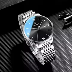 Relógio de quartzo impermeável de luxo masculino, relógios esportivos masculinos, relógio de pulso casual, data relógio, marca superior, 30m, 2024 - loja online