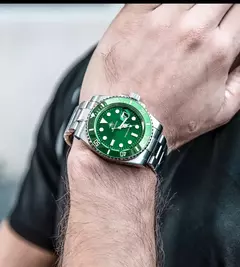 ADDIESDIVE Men's Stainless Steel Watch, Europeu e Americano Negócios Lazer Quartz Watch, Impermeável Outdoor Sports Watch - comprar online