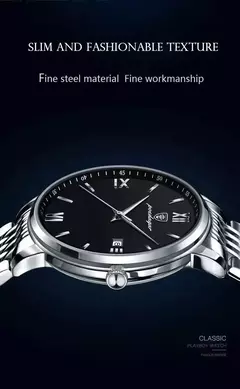 Relógio de quartzo impermeável de luxo masculino, relógios esportivos masculinos, relógio de pulso casual, data relógio, marca superior, 30m, 2024