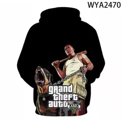 Imagem do Homens e mulheres Grand Theft Auto Game Gta 4 Hoodies impressos, moletom com capuz infantil, pulôver para meninos e meninas, 3D, novo, 2020