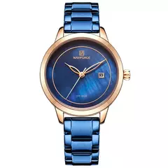 NAVIFORCE-Relógio de pulso quartzo impermeável feminino, senhoras relógios, Top Brand, luxo, moda - loja online