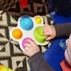 Chocalho e Quebra-Cabeça Montessori Colorido para Bebê e Crianças, Placa de Atividades, Educação Precoce de Inteligência, Brinquedos de Treinamento Intensivo, Fidget Infantil - loja online