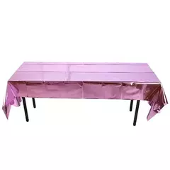 Imagem do Folha De Brilho Impermeável Festa Rosa Ouro Toalha De Mesa Cobertura De Mesa De Aniversário Retangular Toalha De Mesa De Aniversário De Casamento