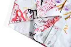 Camisa havaiana de botão manga curta masculina, estampada em coqueiro, camisa Aloha, casual moda praia, plus size, verão, 5XL, 26 cores