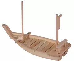 Barco do sashimi de madeira para o sushi, placa do sashimi, placa do sushi, talheres japoneses, ferramenta da cozinha, novo na internet