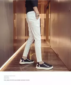 Calças casuais coreanas para homens, vestido de negócios, vestido social e formal - comprar online