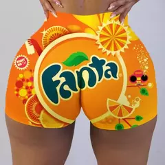Shorts femininos sexy de motociclista, sudorese de cintura alta, roupas fitness grandes, moda verão, 2021 - comprar online