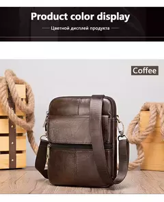 Luufan-bolsa de ombro de couro genuíno masculina, pequenos sacos mensageiro, mini bolsa tiracolo de viagem masculina, nova moda, 2020 - loja online