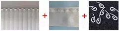 Branco Tulle Cortinas para a decoração da sala, Super macio, grande sentimento da mão, Modern Veil, Chiffon, Solid Voile Sheer, Cozinha - comprar online