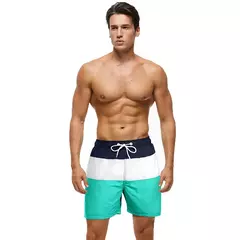 ESCATCH-Shorts de banho de secagem rápida masculina, forro de malha respirável, surfe, ginásio esportivo, maiô de praia, moda, novo, verão na internet