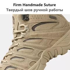 Botas de caminhada ao ar livre para homens, botas antiderrapantes, tênis leves, calçado de deserto, curto, inverno, outono, moda - comprar online
