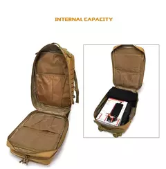 Mochila de Nylon impermeável, 30L, 50L, 1000D, mochilas ao ar livre, esportes táticos, camping, caminhadas, trekking, pesca, saco de caça - loja online