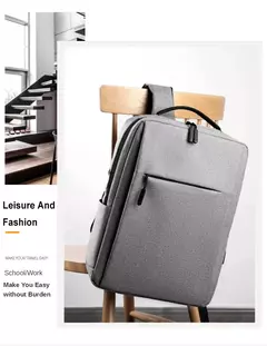 Impermeável Nylon Laptop Mochila para Homens, Mala De Viagem, Carregamento USB, Mochilas Escola De Computador, 15.6";;VERDADEIRO;;"black - Wolf Magazine