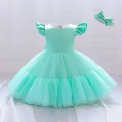 Princesa vestido para menina, vestido de festa, aniversário, casamento, traje de criança, 1 ano, verão