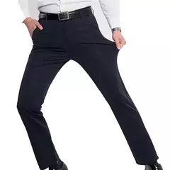 Calça casual elástica de seda no gelo masculina, calça larga fina de meia idade e idosa, verão - comprar online