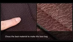 JEEP BULUO-Bolsa Masculina Casual para Laptop, Mochila de Couro Dividido, Bolsa para Computador, Alta Capacidade, Nova Tendência na internet