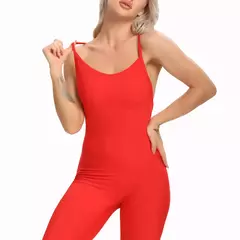 Bodysuit Yoga sem costas para mulheres macacão de fitness, terno esportivo sexy, macacão leggings, conjunto combinado de ginástica, macacão, novo, 2022 - Wolf Magazine