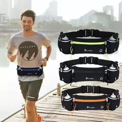 Marathon Trail Running Waist Pack para homens e mulheres, bolsa de cintura para telefone, garrafa de água, mochila esportiva, fitness, bolso duplo, cinto de corrida