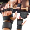 Luvas de musculação masculino e feminino, protetor de palma, fitness, musculação, ginástica, mão, pulso, esportes, 1 par