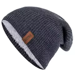 Chapéu clássico de inverno tricotado URGENTMAN Label Casual boné para mulheres homens manter quente adicionar forro de pele chapéu de inverno fashion sólido gorro chapéu 16 cores boné de esqui na internet