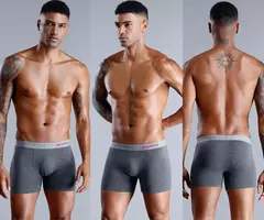 Shorts boxer de algodão masculino, boxers longos para homem, cuecas masculinas, cuecas sexy, shorts boxer familiares, 3pcs lotes - comprar online