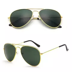 Imagem do Duplo Ponte Aviação óculos de sol, Mulheres Aviat, Alloy Frame, Polarizados Óculos de sol espelho, Feminino e Masculino Eyewear, UV400, Novo, 2022