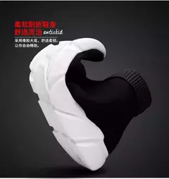Grande número de alta superior peso leve masculino tênis meias dos homens tênis corrida sapatos femininos verão esportes esporte homem tênis azul B-524 na internet
