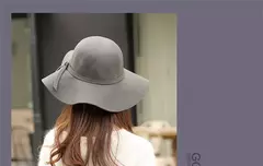Wide Brim Fedora Chapéus para Mulheres e Homens, Felt Bowler, Hawkins, Ladies 'Trilby, Feminino, Jazz, Igreja, Padrinho, Sombrero Caps, Lã - loja online