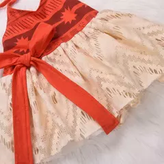Imagem do Fantasia de moana para meninas de 0 a 4t, vestido de princesa vaiana para crianças, roupas para o dia das bruxas, fantasia para meninas, vestidos de festa