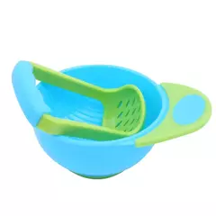 Imagem do Tigela de alimentação para crianças, conjunto de moagem para alimentos, moedor e utensílios de mesa, processador de segurança para alimentos