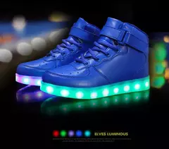 Tamanho 25-46 led sapatos com luzes brilhantes led chinelos para crianças & adulto feminino tenis para crianças meninos meninas sapatilhas luminosas - loja online