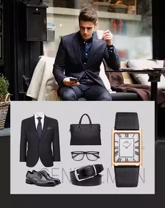 IBSO-Relógio ultrafino de quartzo com mostrador retangular masculino, estilo comercial de luxo, pulseira de couro genuíno, relógios de pulso impermeáveis, novos