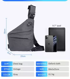 Multifunction peito sacos anti roubo único crossobdy sacos para homens à prova dwaterproof água masculino corpo cruz saco do mensageiro fanny pacote sac - Wolf Magazine