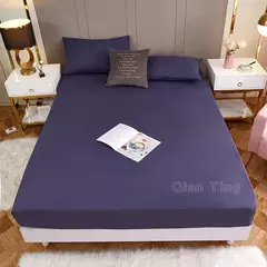 Imagem do 1piece 100% Polyeste Egyption Qualidade Cama Cabido Folha Só (sem fronhas) Banda Elástica Em torno da capa do Colchão Fácil Cuidado